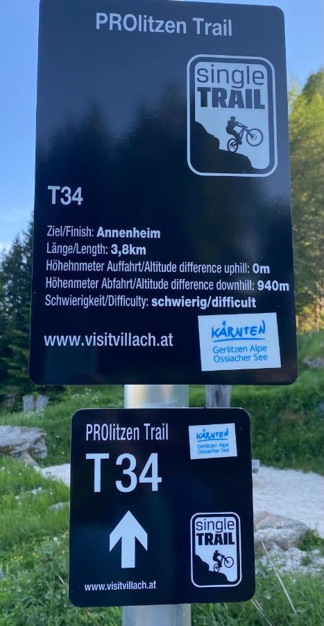 Hundefreundliche Bergwohnung Neben Der Skipiste - Mittelstation Skigebiet Gerlitzen Kanzelhohe Экстерьер фото